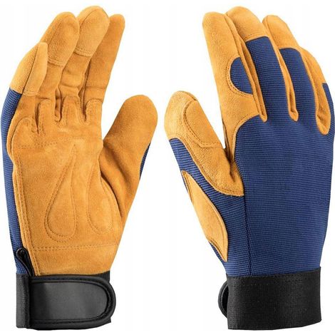 Gants De Montage Ardon August, Taille XL 10, Renforcés, Pour Travaux Techniques (1/5)