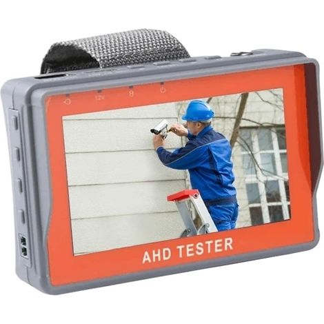 Testeur de vidéosurveillance prenant en charge la caméra IP Testeur De Vidéosurveillance Moniteur 4.3 Pouces AHD 8MP Test De Caméra Analogique PTZ Testeur De Câble UTP RS-485 Test De Câble Réseau PTZ (1/5)