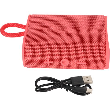 Mini-Bluetooth-Lautsprecher (5.3) mit RGB-Beleuchtung, wasserdicht (IPX7), 360°-Stereo-Sound für Camping und Outdoor-Aktivitäten