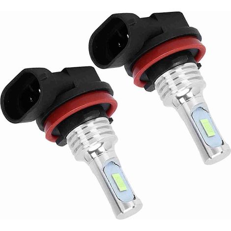 Stück H8/H11 80W 8000K LED-Nebelscheinwerferlampe Eisblau 12-24V Universal