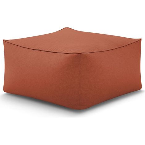 BOBOCHIC - Pouf pour canapé de jardin modulable RIVIERA Orange (1/3)