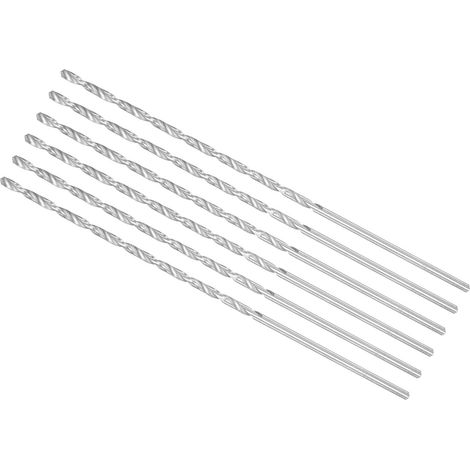 6-Pièces Extra Longue Torsion Perceuse Mèche pour Cuivre Métal (1/5)