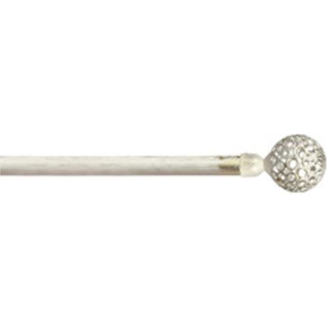 BASTONE METALLO D 20/17 120/210CM RICAMO AVOR/ORO - 6 pezzi