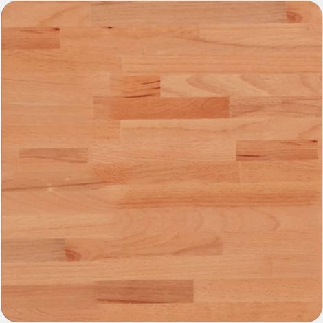 Dessus de table  Dessus de bureau  Plateau de table 40x40x1,5 cm carré bois massif de hêtre