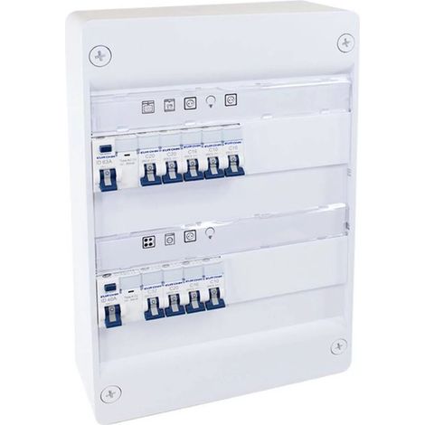 Coffret électrique monté-câblé 26 modules Top Chantier - 2 rangées - pour logements T1/T2 - 19422