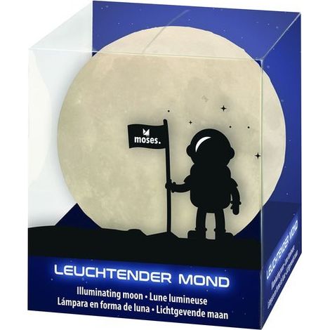 LAMPARA EN FORMA DE LUNA