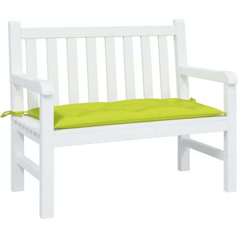vidaXL Gartenbank-Auflage Hellgrün 100x50x7 cm Oxford-Gewebe