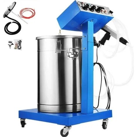 Pistolet à peinture électrostatique 110V – Système de revêtement en poudre – Panneau de contrôle simple – Finition durable et lisse (1/5)