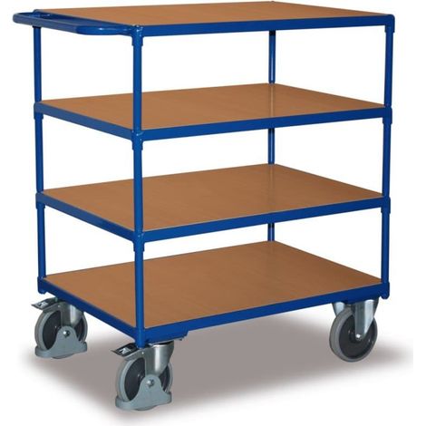 VARIOfit Schwerer Tischwagen mit 4 Ladeflächen 1.000 x 700 mm (1/2)