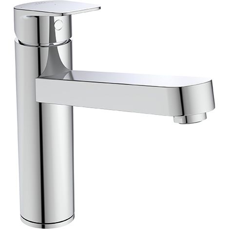Spültischmischer Ideal Standard Ceraplan, Ausladung 204 mm, Mittelstellung kalt, chrom - BD313AA (1/5)
