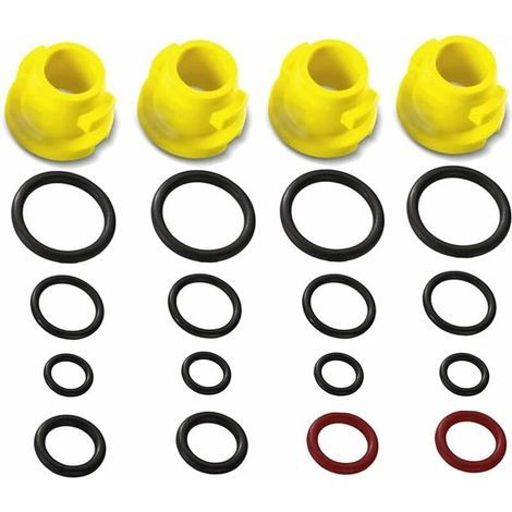 Kärcher Kit de joints toriques de rechange accessoire pour nettoyeurs haute pression,Karcher Kit de buses à air et joints toriques pour nettoyeur haute pression Compatible,K1-K7/T250/T-Racer (1/5)