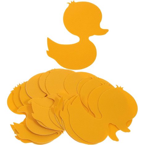 rutschfeste Badewannenaufkleber für Kinder gelbes Entenmotiv