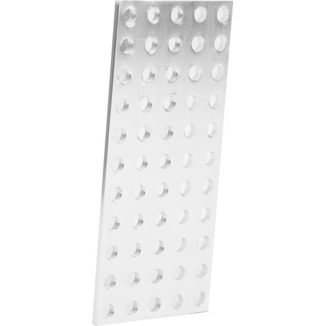 Plaque Grille Aluminium 40x88mm 5x11 Trous, Grille Perforée Industrielle pour Robot, Pièce Détachée Métallique (1/5)