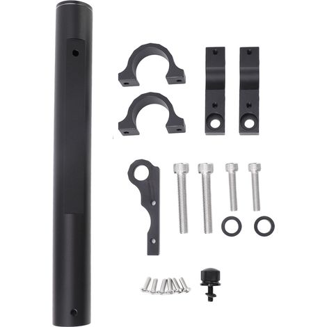 Support de mât de drapeau en alliage d'aluminium, support de porte arrière, mât de drapeau d'antenne pour Wrangler JK JKU JL illimité (1/5)