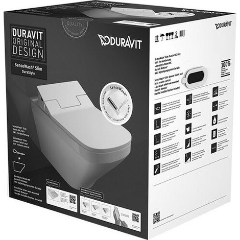 WC suspendu-Set DURASTYLE SensoWash blanc