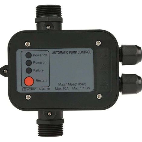 Pressure controller for pump - 10 bar pressure switch without cable - 220V Water Pump Pressure Switch Controller (1/5)