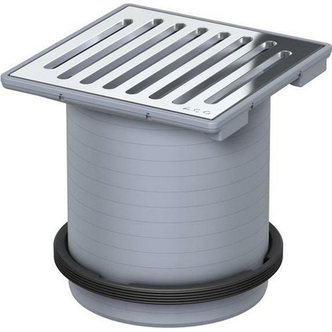 ACO Aufsatzstück Passavant 149x149/ K3/ABS/Rost V2A/ lose eingelegt, 5141.87.23