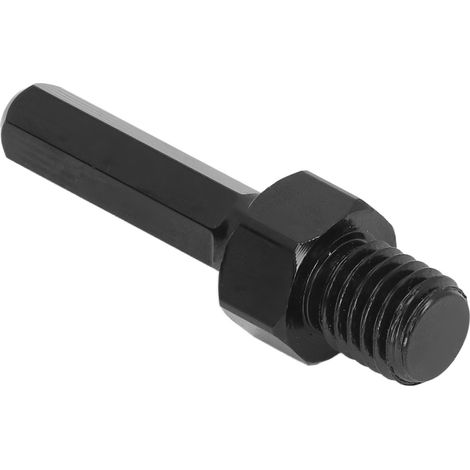 Adaptateur tige hexagonale acier allié pour meuleuse angle vers perceuse électrique barre conversion m14 (1/5)