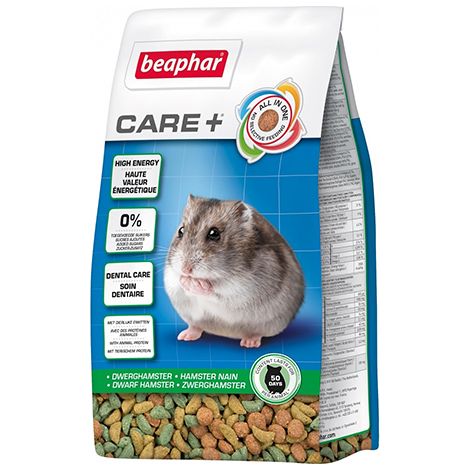 Beaphar Care+ Zwerghamster extrahiertes Essen fÐ©r Zwerghamster, 700 g