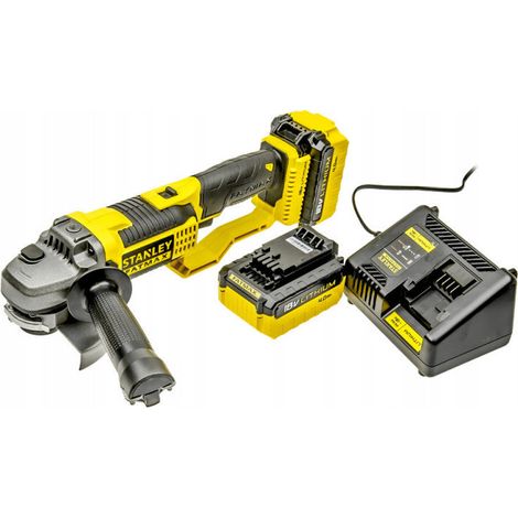 STANLEY FMC761M2-QW - angle meuleu e 18V 115mm. 4.0Ah. 8500 tr/min. Cravate 3 po ition . Vali e (1/3)