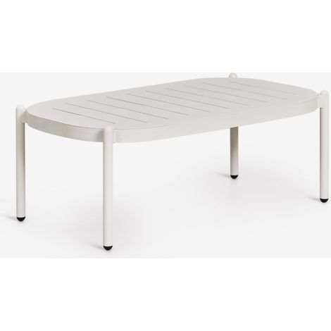 Tavolino da giardino rettangolare 95x55 cm in alluminio Duroli SKLUM            