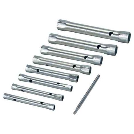 Serie Chiavi a Tubo Doppia Mm 8X9÷16 17 6 Pezzi (1/5)