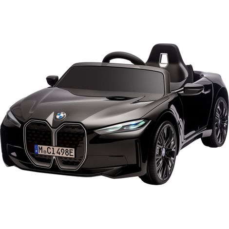 Voiture électrique enfant 12V – Télécommande, MP3, musique, lumières, ceinture – 115x67x45 cm – Noir (1/5)