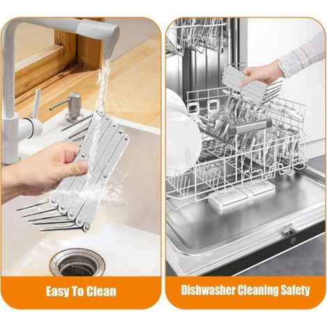 Support Couvercle Acier Inoxydable - Rétractable - Pour Cuisine - 2 Pièces (1/5)