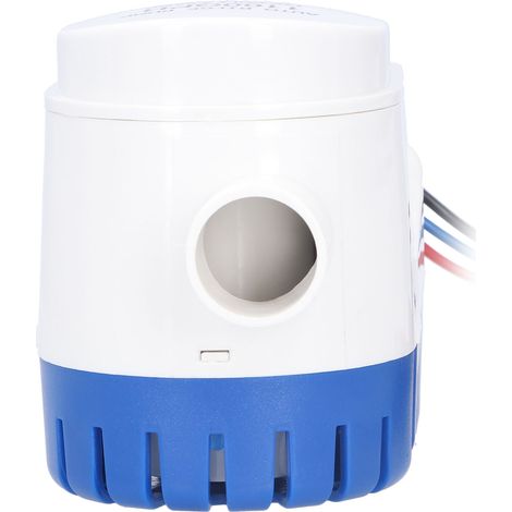 Pompe de cale submersible électrique automatique, accessoire ABS pour le drainage des bateaux, alimentation 24 V CC, débit 750 GPH (1/5)