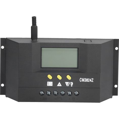 30A PWM-Solar-Laderegler mit LCD-Anzeige für 12V/24V Autobatterien (1/5)