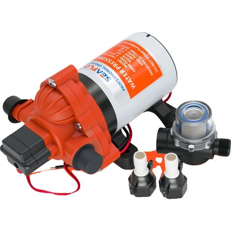 Wasserdruckpumpe, 3,0 GPM Durchflussrate, selbstansaugende Fähigkeit, WEISS (1/5)