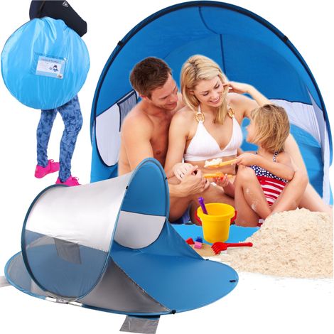 Tenda da spiaggia automontante con filtro UV 220x120 (1/5)