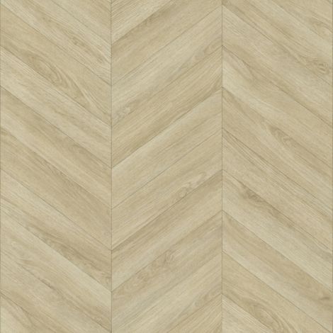 Sol vinyle - imitation chêne clair à chevrons - Rouleau de 2m x 2m (1/5)