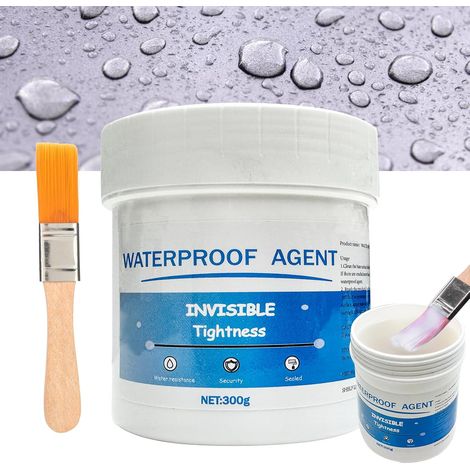 Revêtement imperméable transparent 300 g imperméable isolant, imperméable invisible pour intérieur et extérieur, revêtement imperméable pour salle de bain, WC (1/5)
