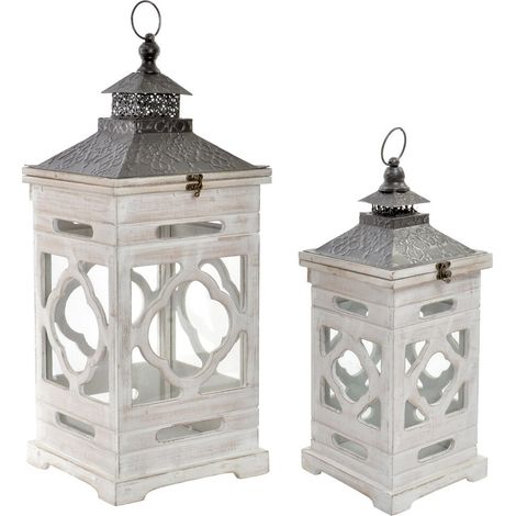 Farola Set 2 Abeto 26X26X66 Farola Set 2 Cristal (1/3)