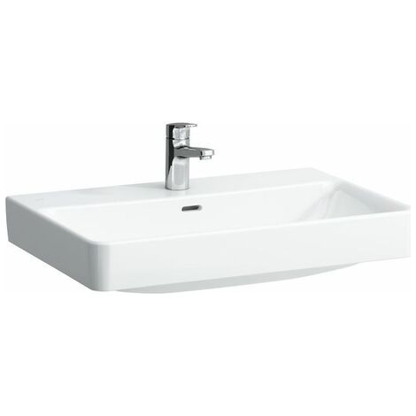 Waschtisch Laufen PRO S 700 x 175 x 465 mm, mit Überlauf, weiß - H8109670001041 (1/5)