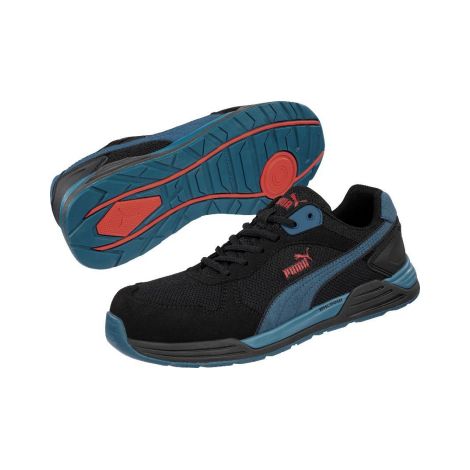 Baskets de sécurité Frontside S1P Puma noires/bleues 45 (1/9)