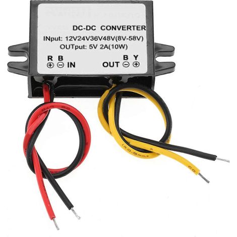 DC-DC 12V/24V/36V/48V auf 5V 2A Abwärtswandler-Netzteilmodul