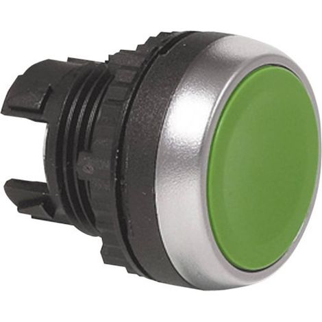 BACO BA223802 L21AA02 Bouton-poussoir collerette plastique, chromé vert 1 pc(s) (1/3)