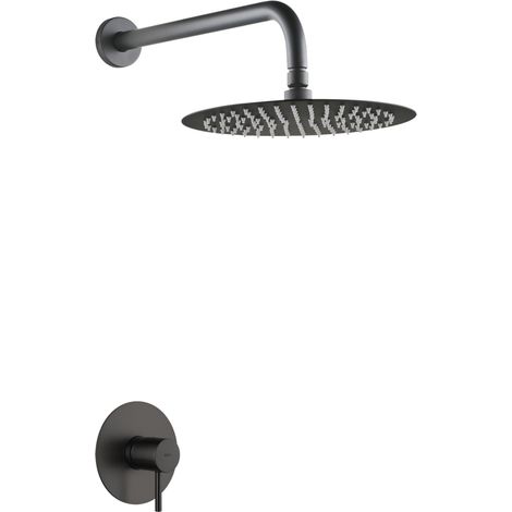 IMEX SRM039/BGM MONZA-TIVOLI Grifo Monomando Para Ducha 1 Vía Black Gun Metal - ref: SRM039/BGM