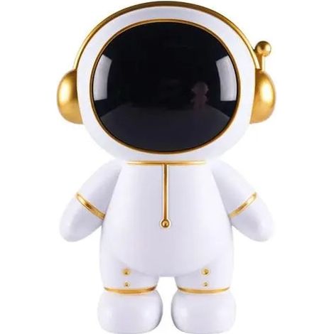 Petit espace de rangementTirelire astronaute, modèle homme de l'espace, avec accès par l'arrière, multicolore, 17 x 12 x 25 cm (1/5)