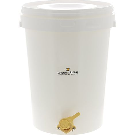 Maturateur à miel 80 kg en plastique alimentaire – Léger avec poignées – Robinet pour extraction contrôlée – Décantation optimale