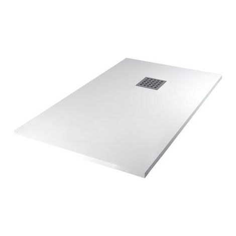 Receveur de douche résine de synthèse Mina blanc 70x160 (1/2)
