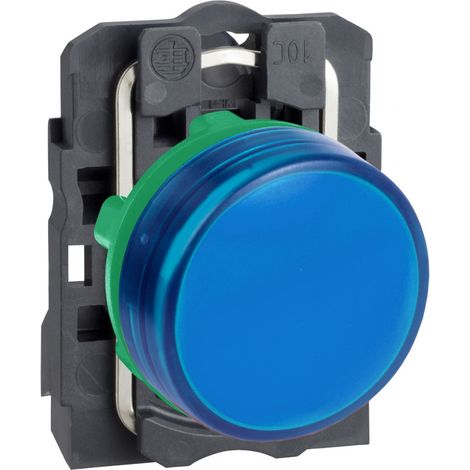 Voyant lumineux DEL bleu Ø22 120VAC/DC vis étrier - XB5AVG6 (1/3)