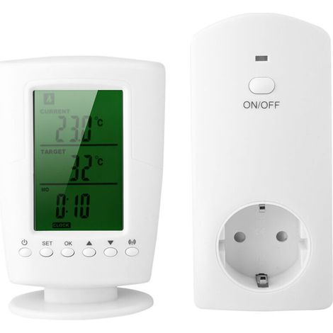 Programmable wireless thermostat and smart plug for the home -- (1/5)