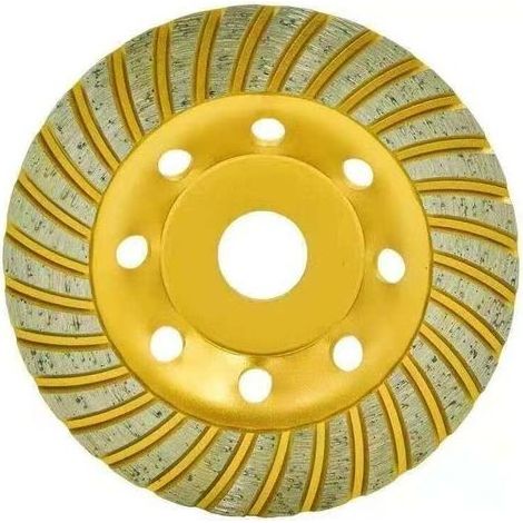 Disque Meule Diamant 180 à Poncer Béton Granit Pierre. Meule poncage surfacege Meuleuse 180 Professionnelle,C (1/3)