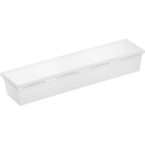 Plateau à tiroir Rotho 30x8 cm Transparent
