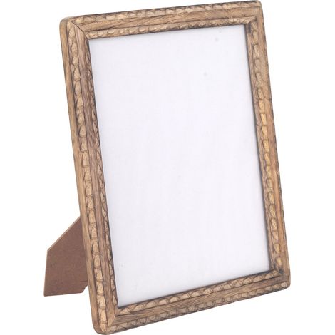 Cornice decorativa per casa e ufficio, ideale come regalo, design etnico, in legno e vetro, verticale o orizzontale.
