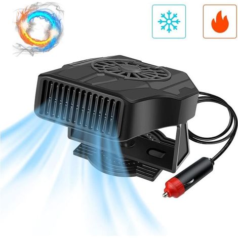 Ventilateur Chauffant Allume-Cigare - Dégivreur Désembueur Voiture 12 V 120 W - Pour Pare-Brise Auto - 1 Pièce (1/5)