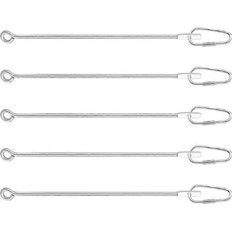 Support de mangeoire pour cage de perruches ondulées inséparables, crochet à épingle, accessoires pour cage à oiseaux